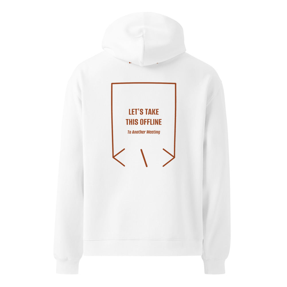 Let's Take This Offline — White Clay back mockup