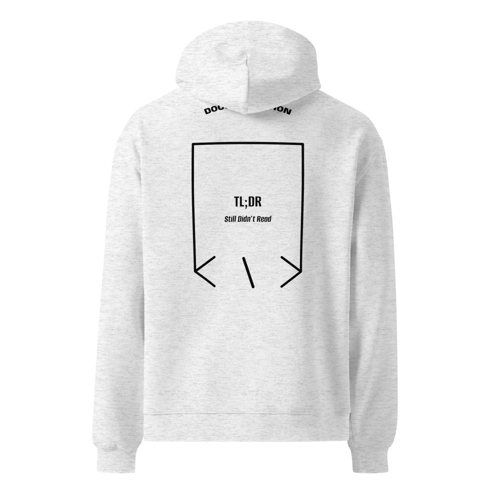 TL;DR — White Heather Black back mockup