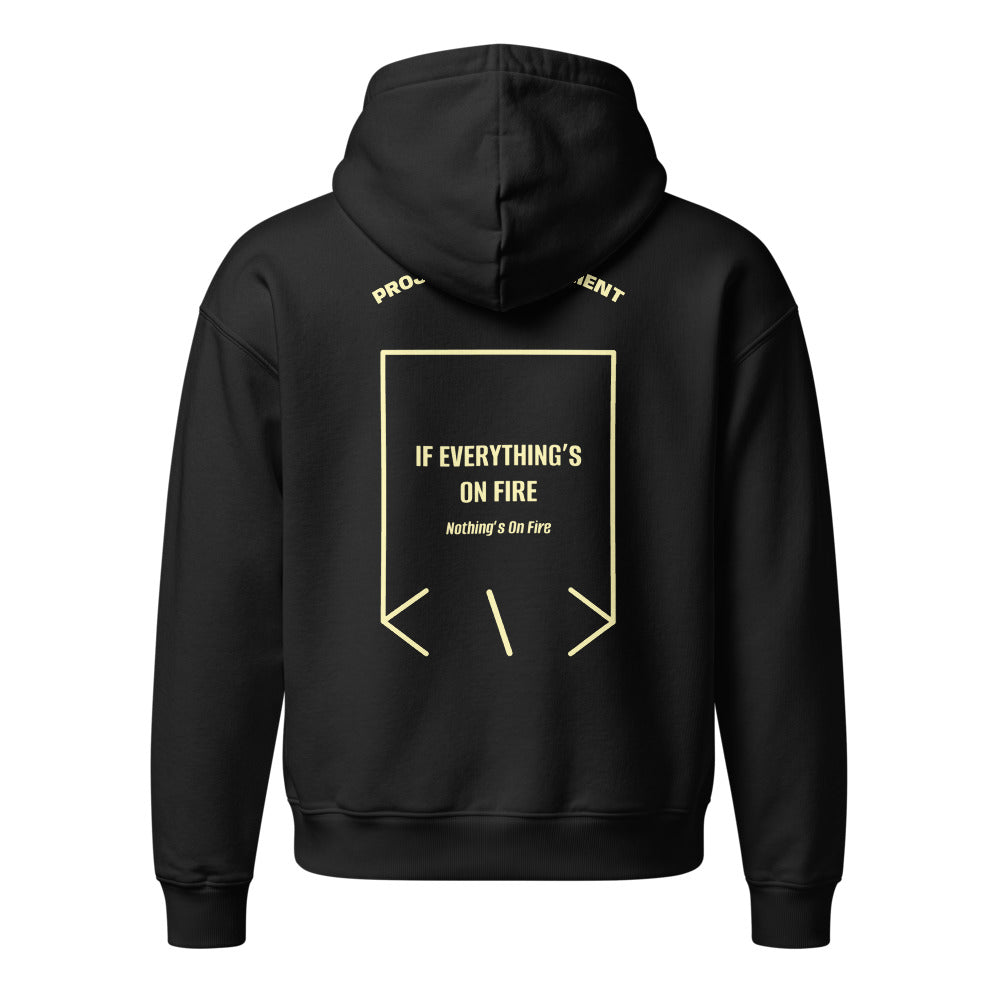 If Everything’s On Fire — Black Lemon Sorbet back mockup