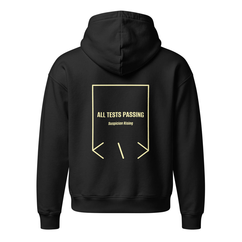 All Tests Passing — Black Lemon Sorbet back mockup