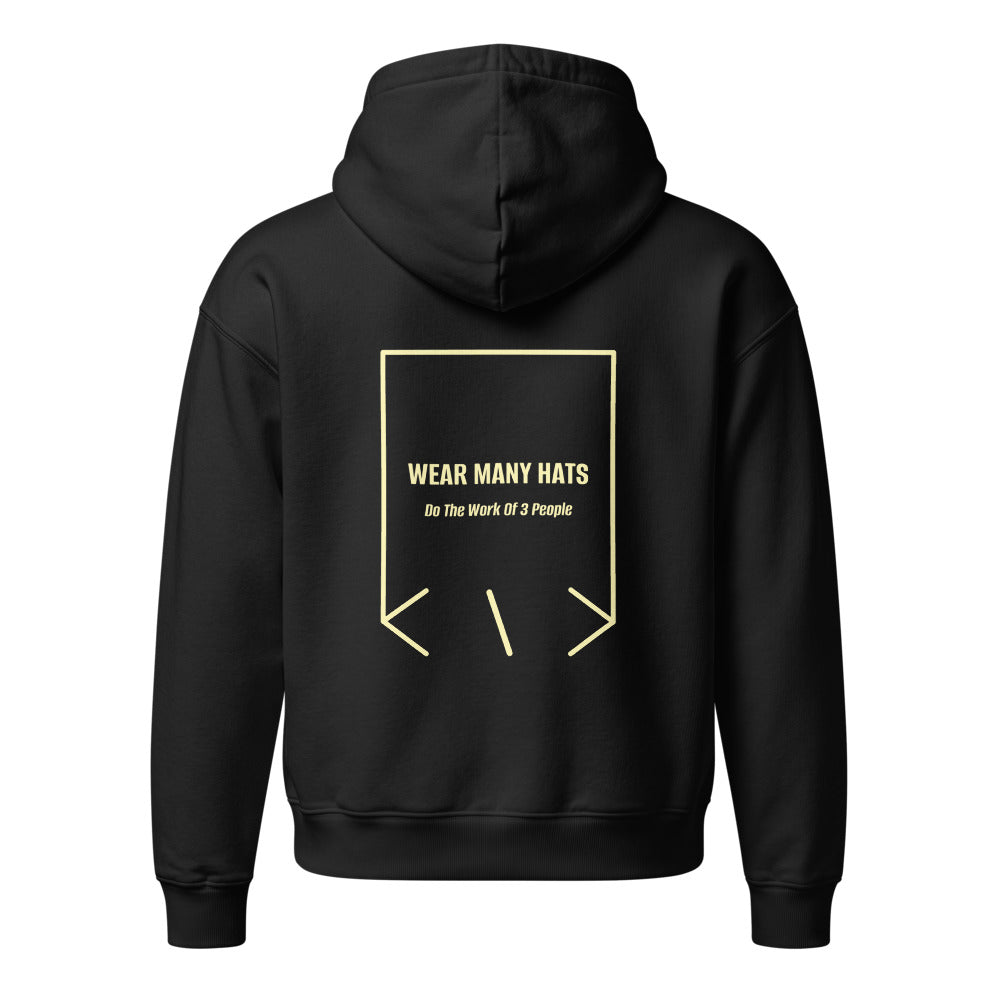 Wear Many Hats — Black Lemon Sorbet back mockup