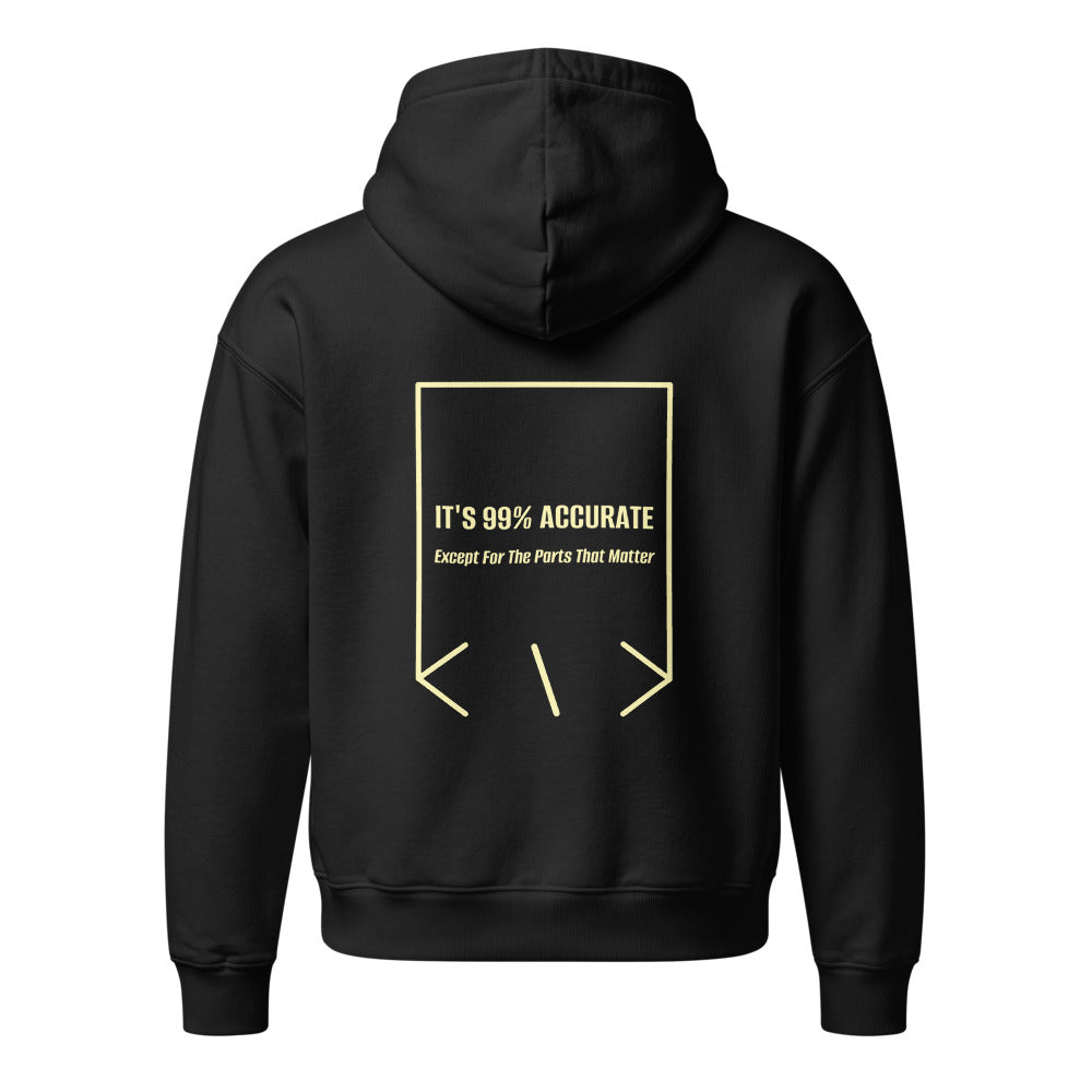 It's 99% Accurate — Black Lemon Sorbet back mockup