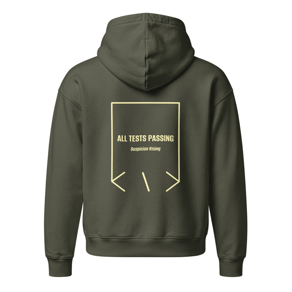 All Tests Passing — Khaki Green Lemon Sorbet back mockup