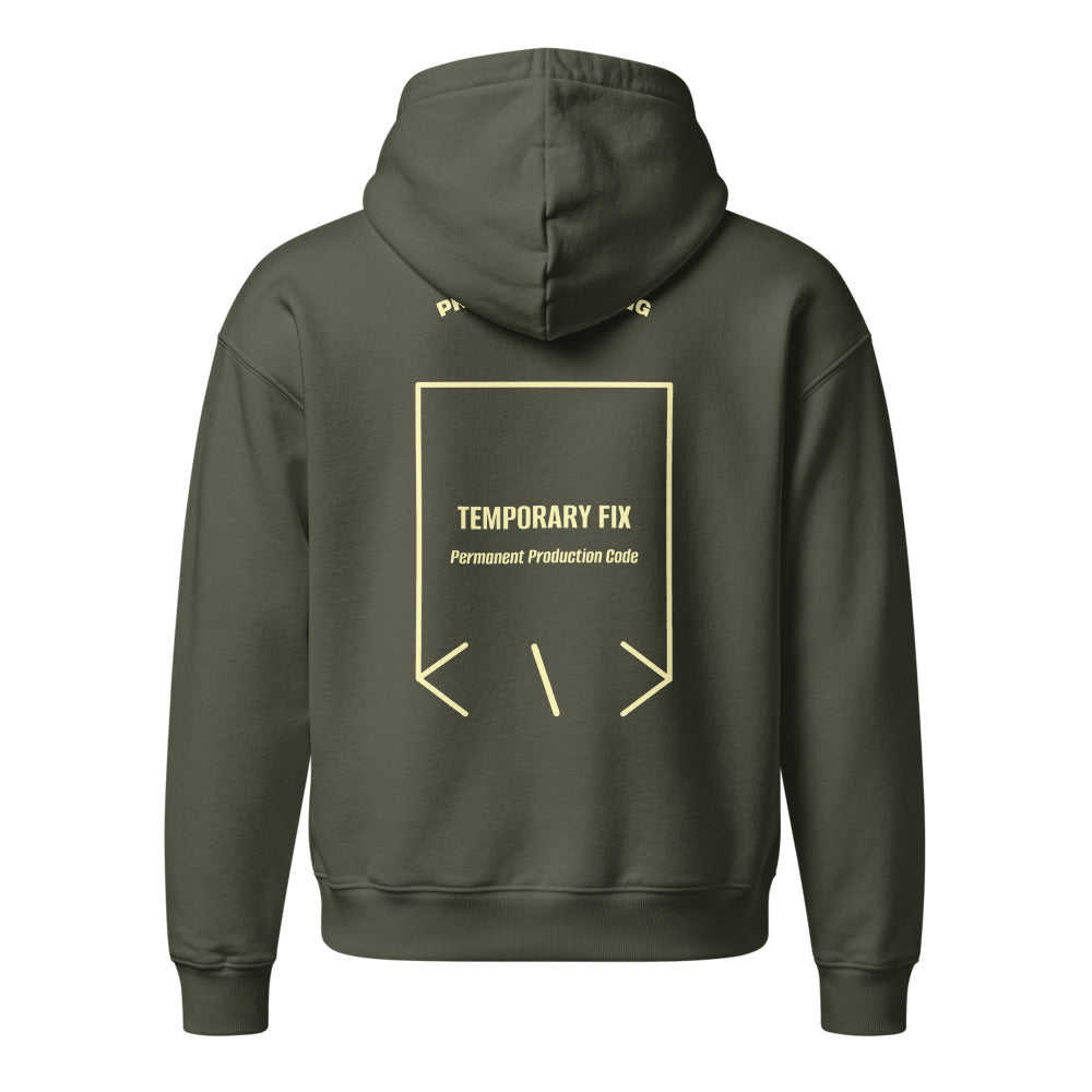 Temporary Fix — Khaki Green Lemon Sorbet back mockup