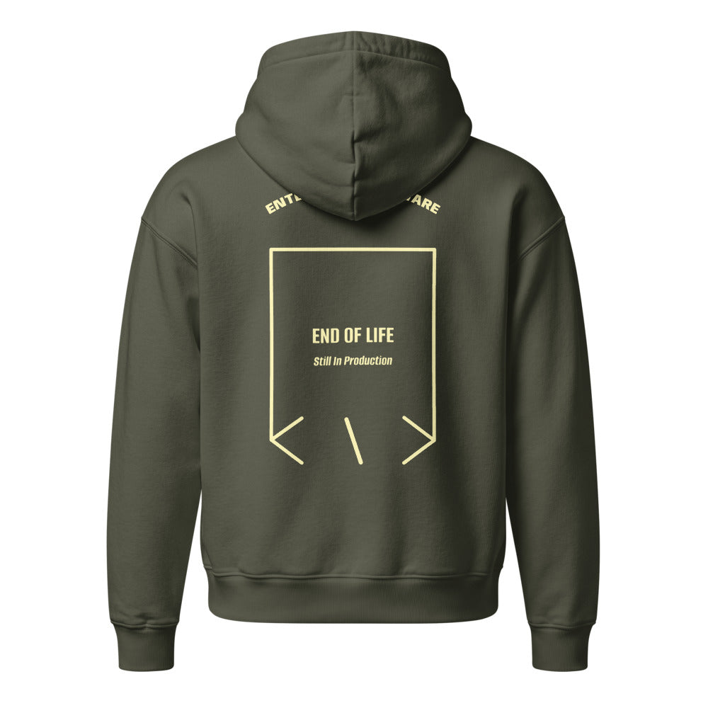 End Of Life — Khaki Green Lemon Sorbet back mockup
