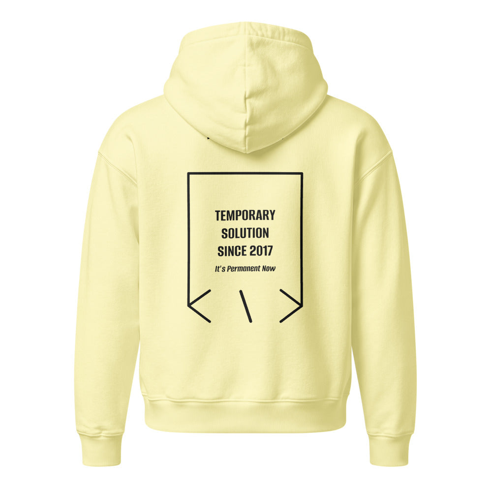 Temporary Solution Since 2017 — secondary back mockup