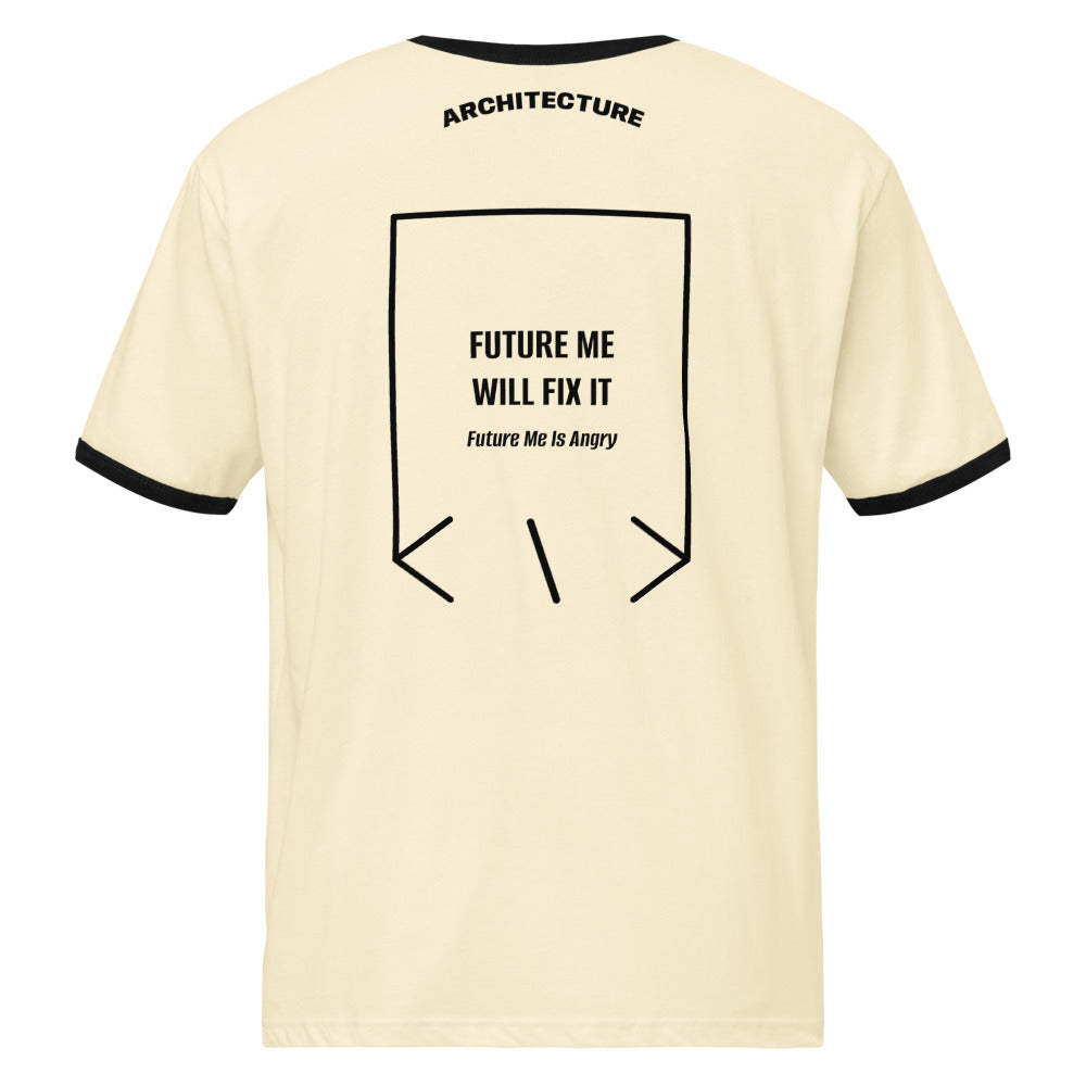 Future Me Will Fix It — Natural / Black Black back mockup