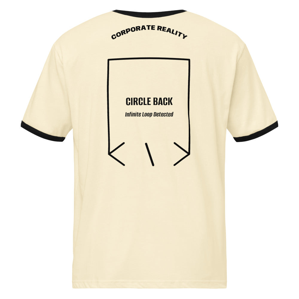 Circle Back — Natural / Black Black back mockup