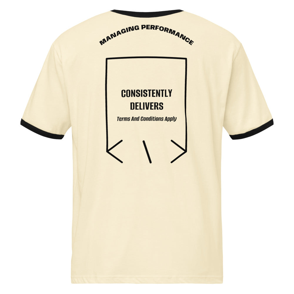 Consistently Delivers — Natural / Black Black back mockup