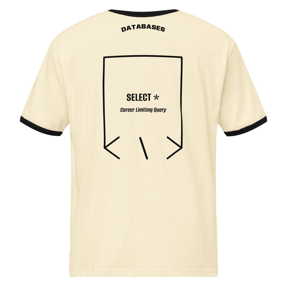 SELECT * — Natural / Black Black back mockup
