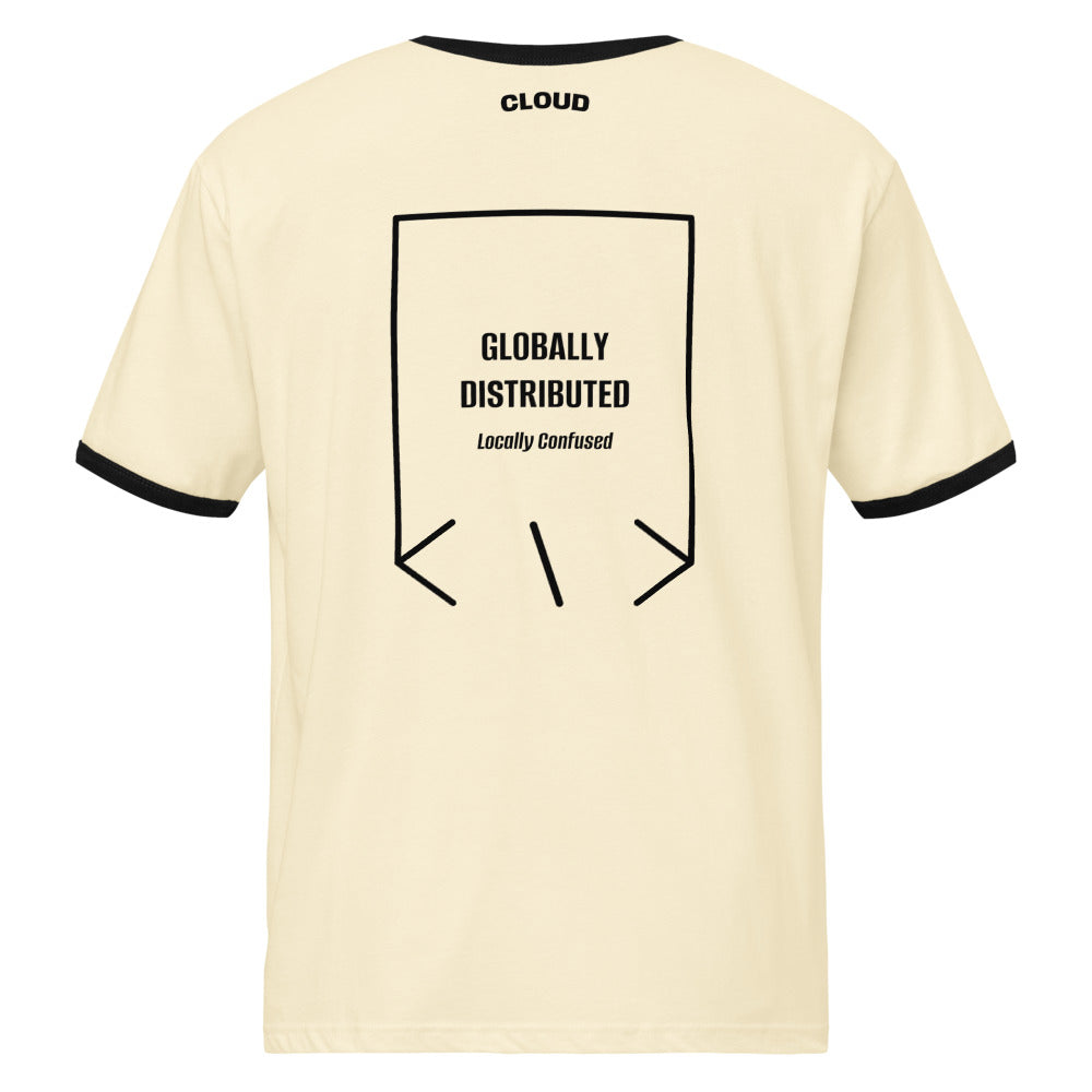 Globally Distributed — Natural / Black Black back mockup