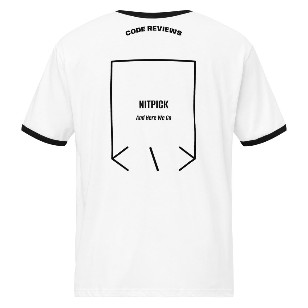 Nitpick — White / Black Black back mockup