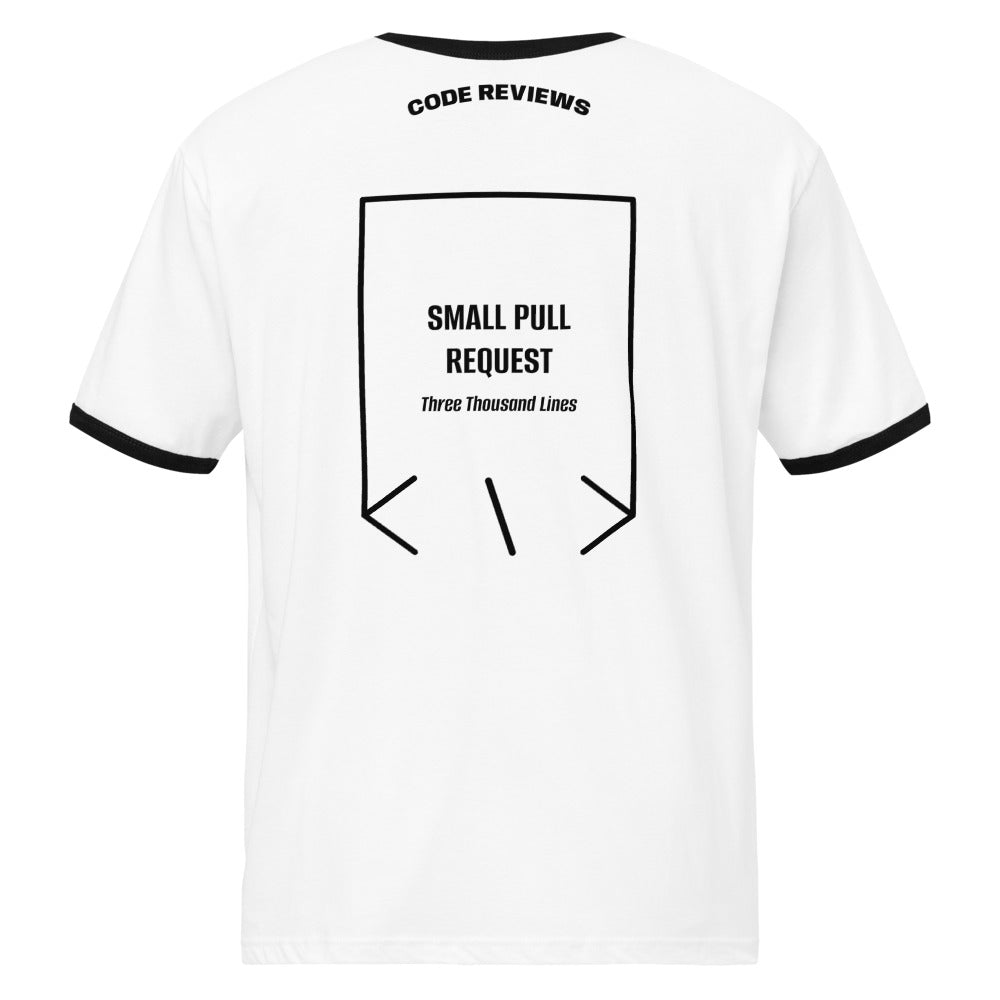 Small Pull Request — White / Black Black back mockup