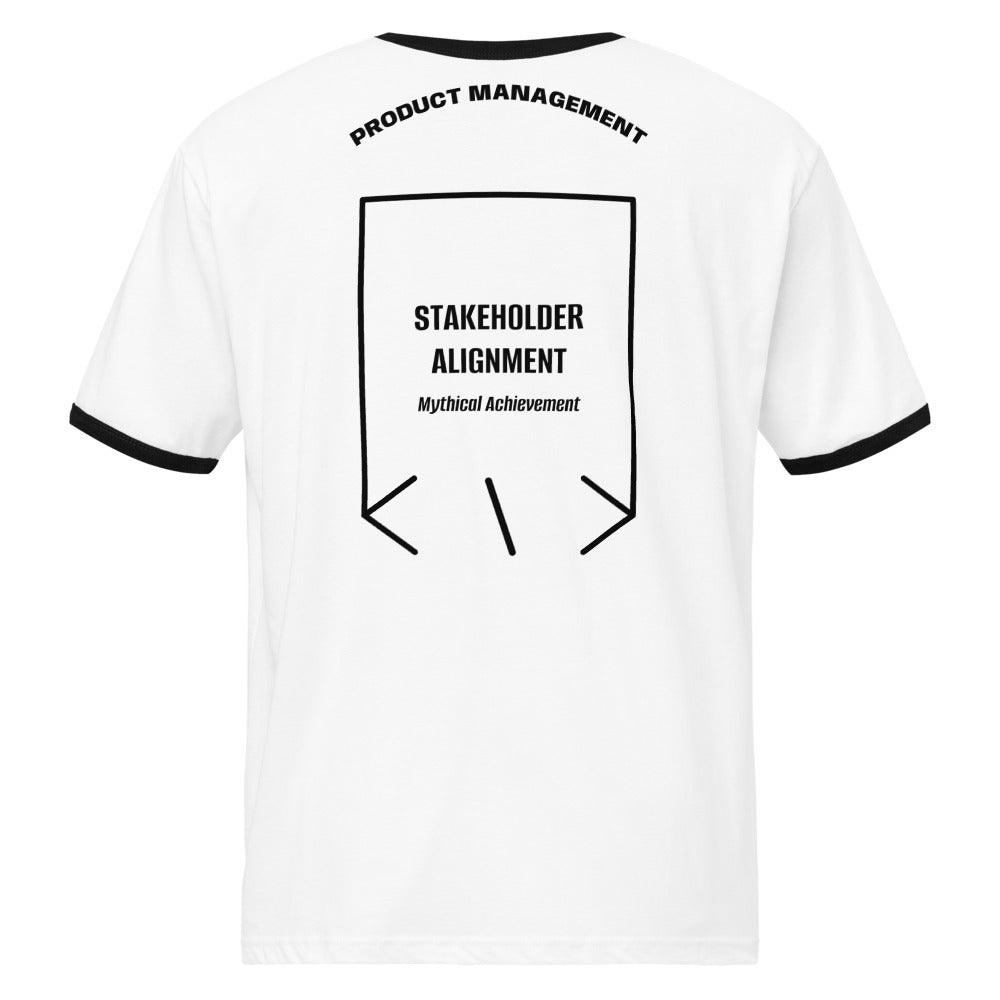 Stakeholder Alignment — White / Black Black back mockup