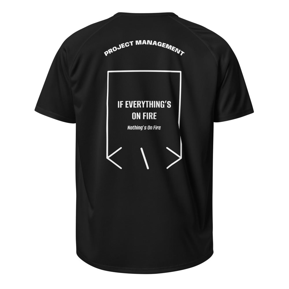 If Everything’s On Fire — Black White back mockup