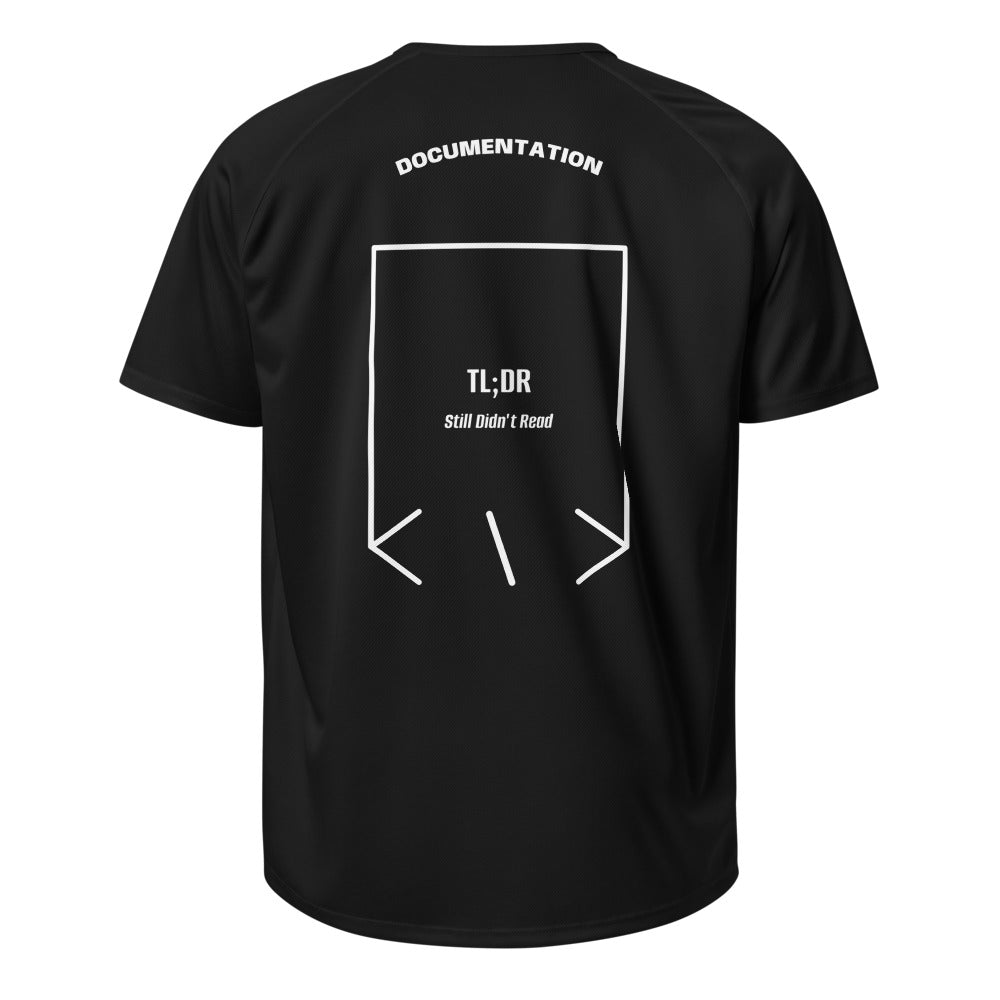 TL;DR — Black White back mockup