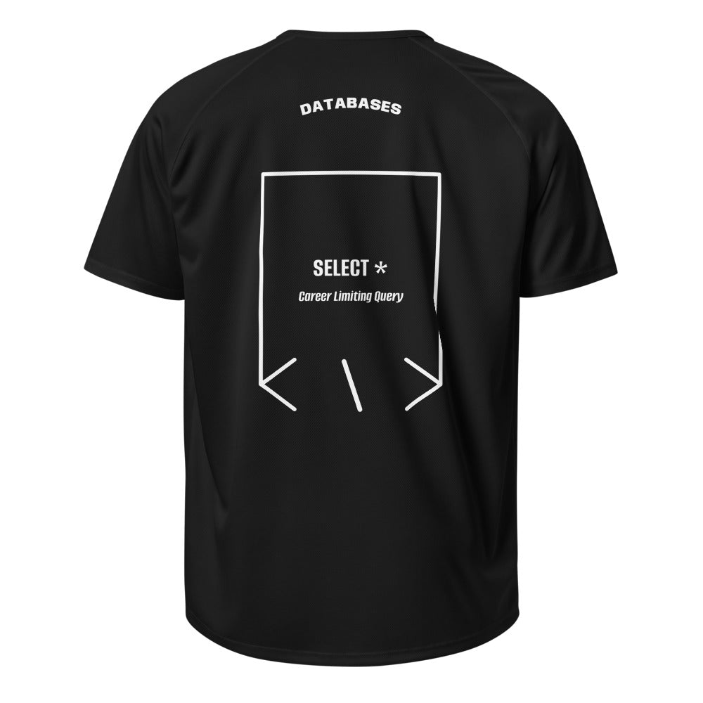 SELECT * — Black White back mockup