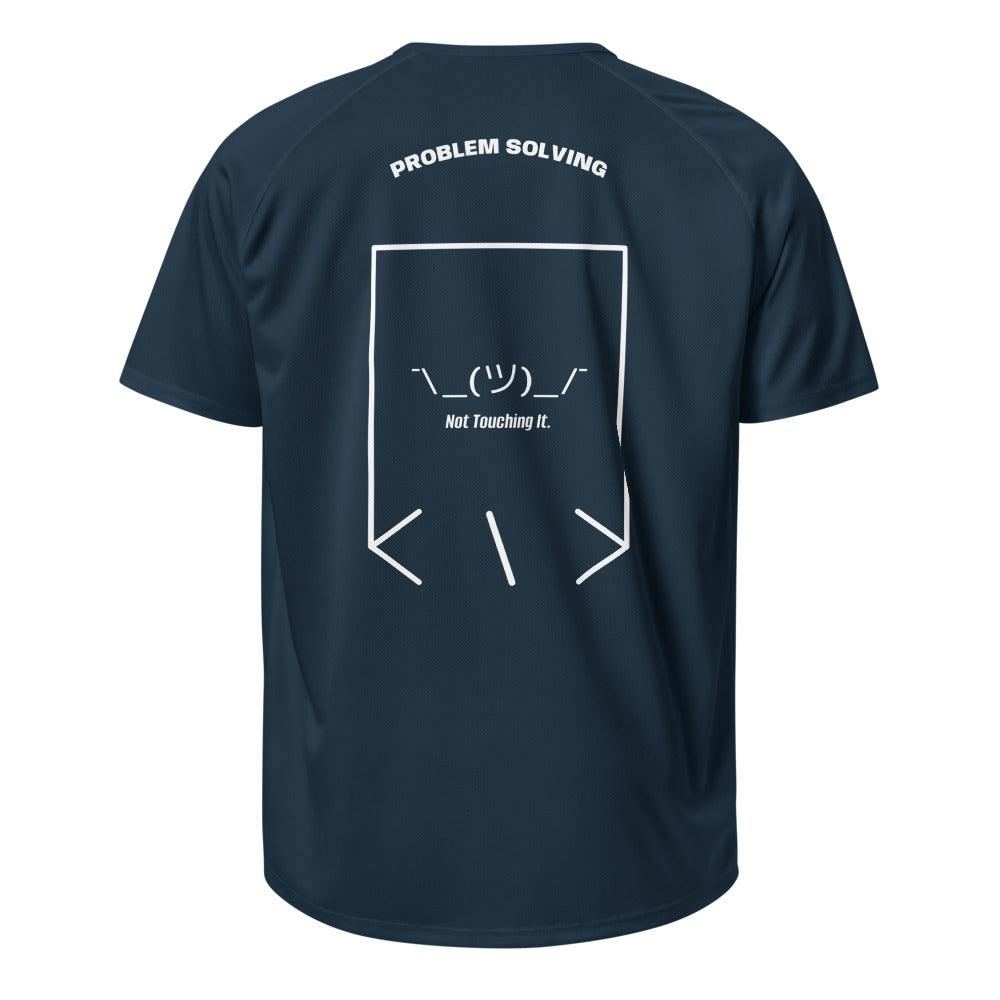 ¯\_(ツ)_/¯ — French Navy White back mockup