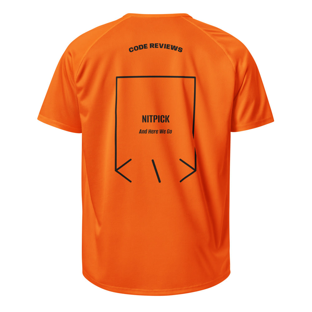 Nitpick — Neon Orange Black back mockup