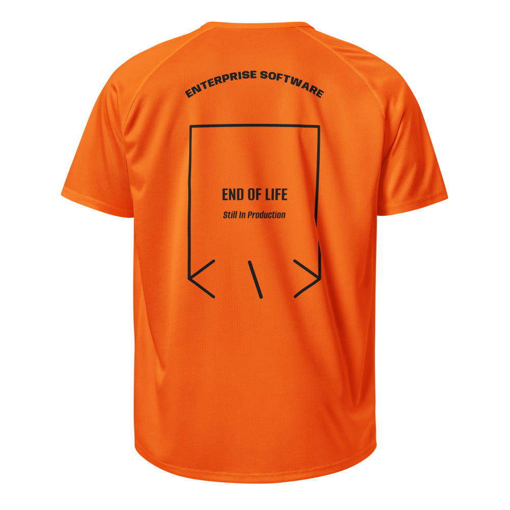 End Of Life — Neon Orange Black back mockup