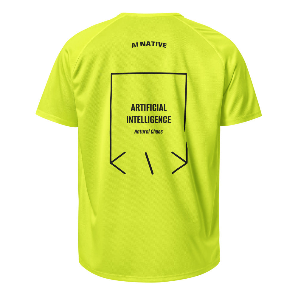 Artificial Intelligence — Neon Yellow Black back mockup