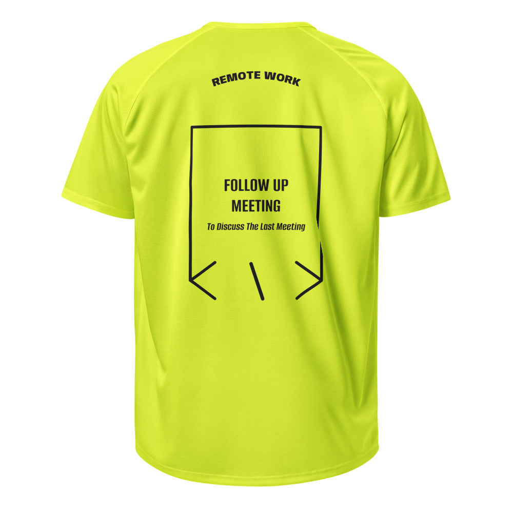 Follow Up Meeting — Neon Yellow Black back mockup