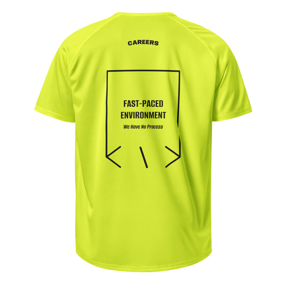 Fast-Paced Environment — Neon Yellow Black back mockup