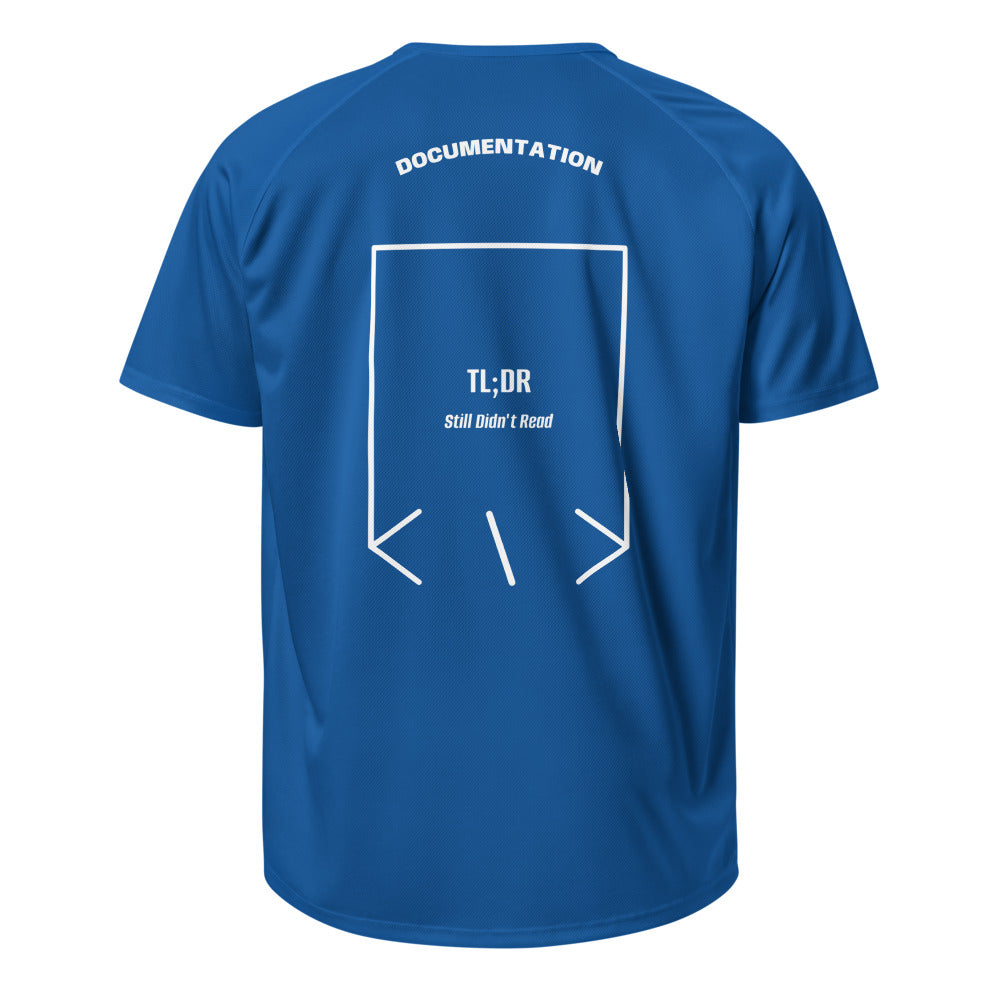 TL;DR — Royal Blue White back mockup