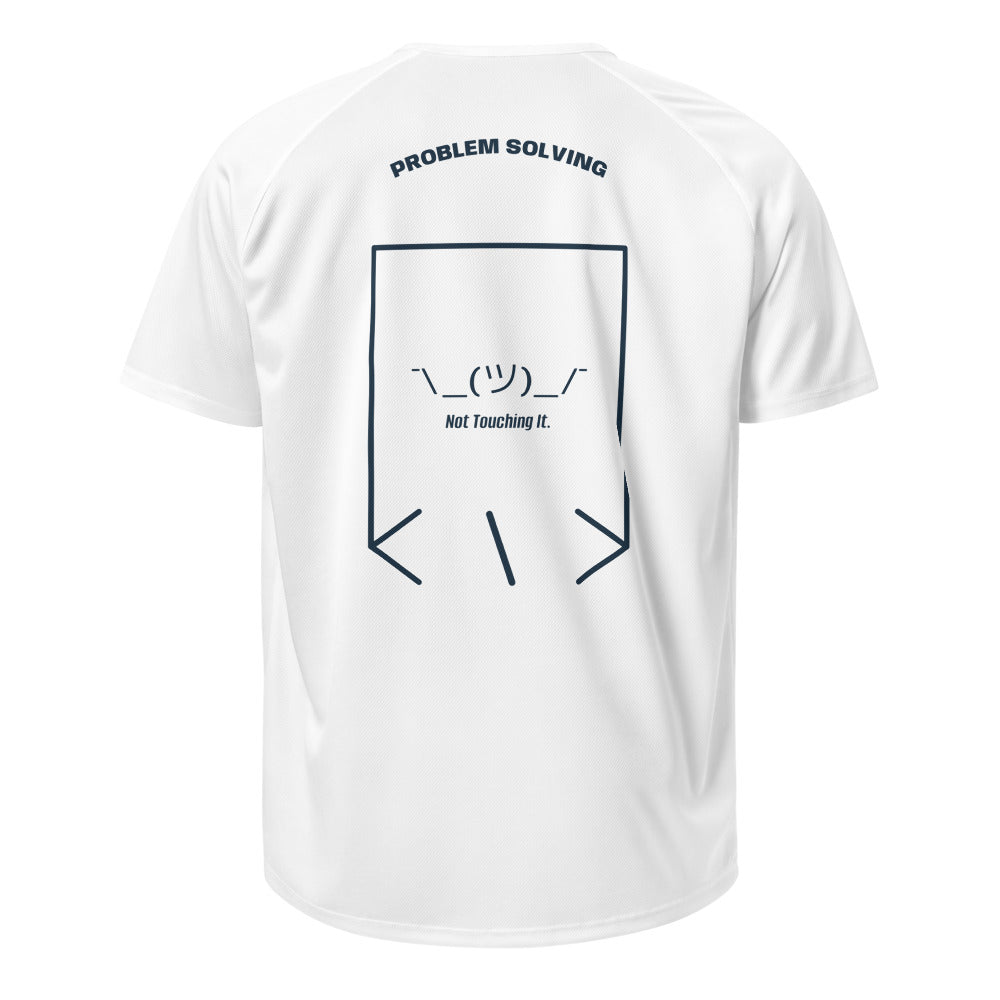 ¯\_(ツ)_/¯ — White French Navy back mockup