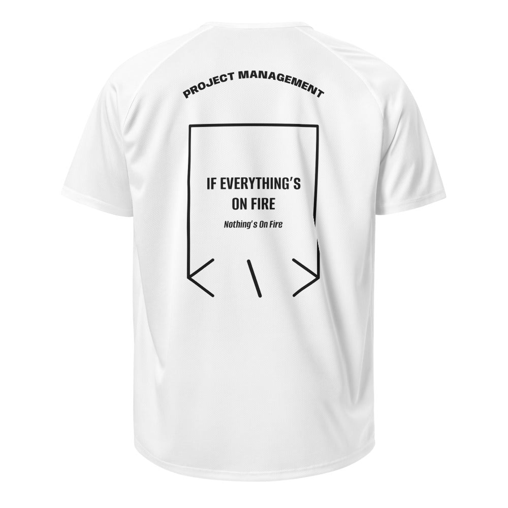If Everything’s On Fire — White Black back mockup