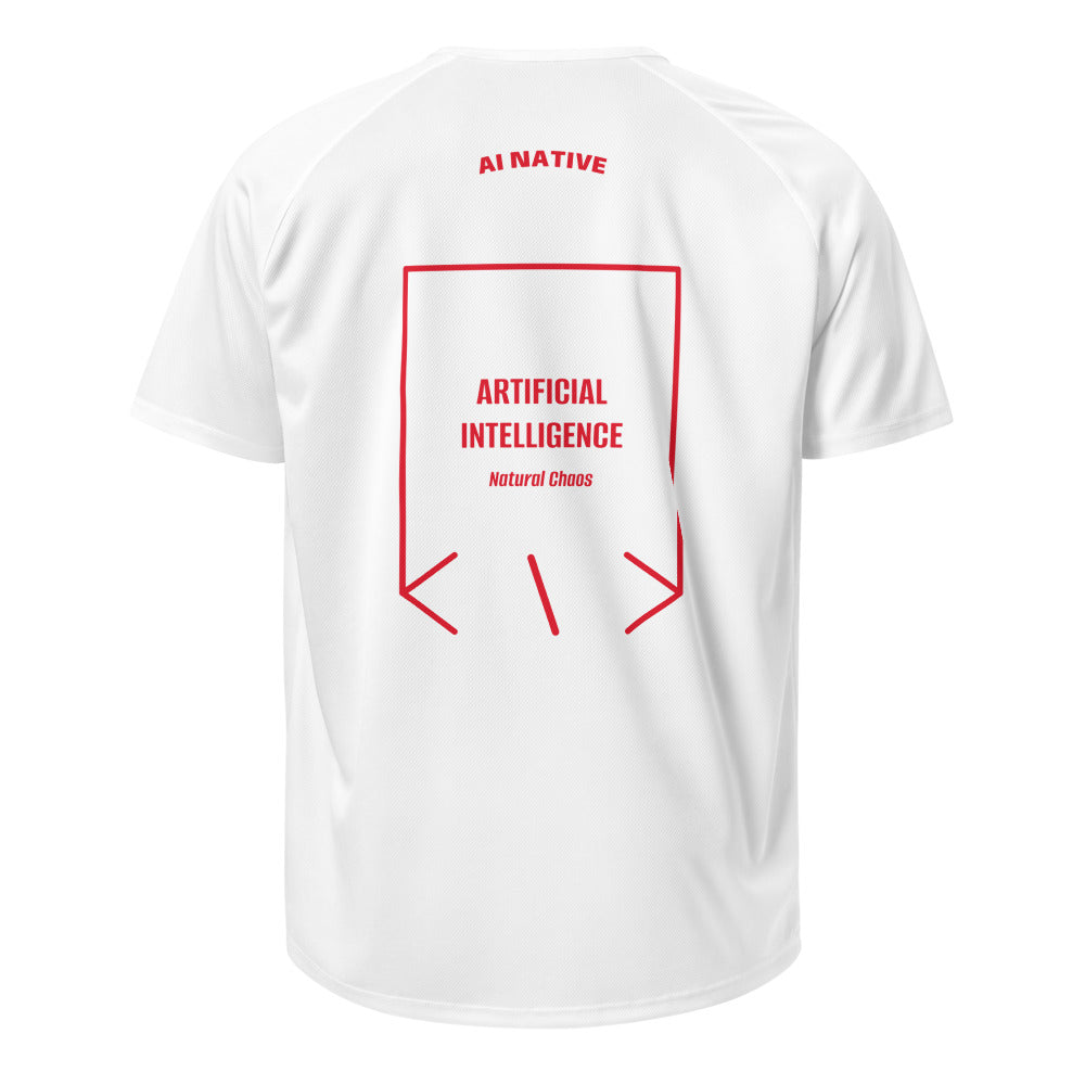Artificial Intelligence — White Red back mockup