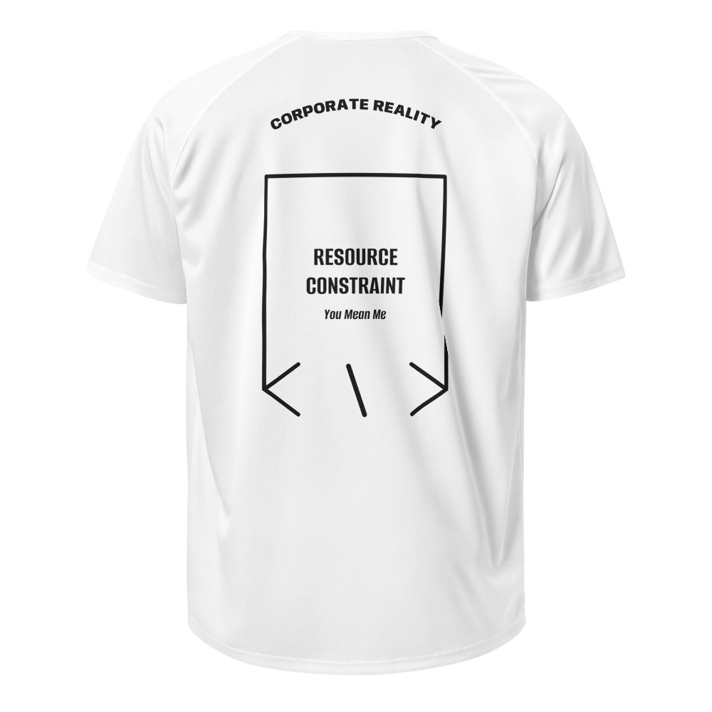 Resource Constraint — White Black back mockup