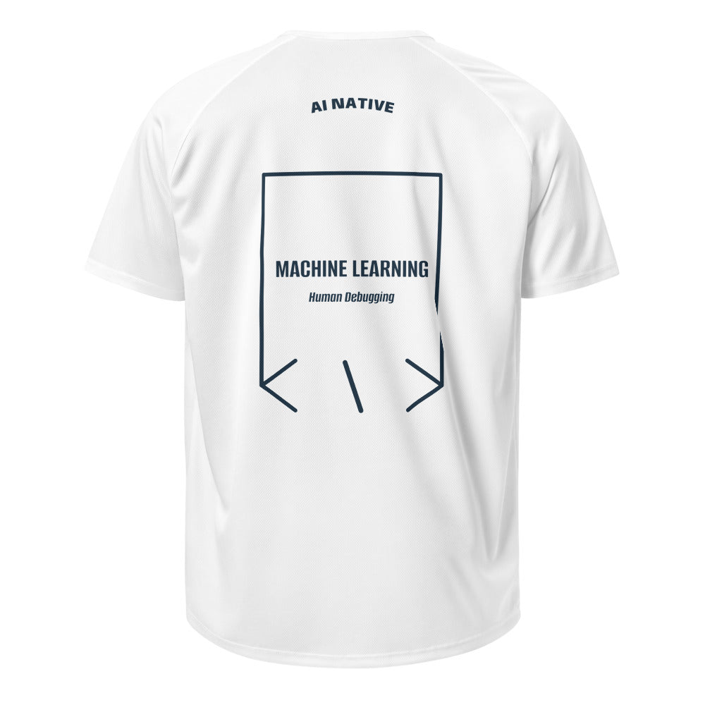Machine Learning — White French Navy back mockup