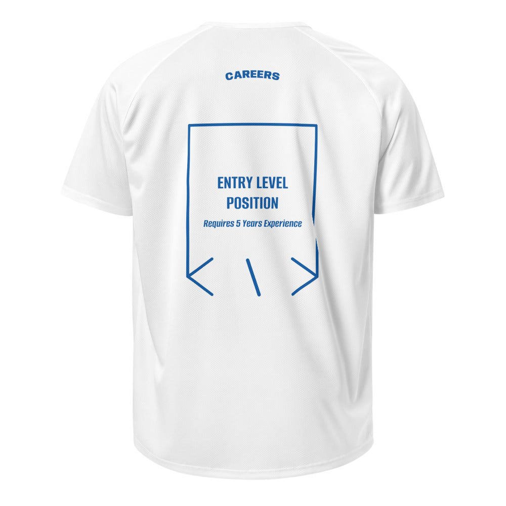 Entry Level Position — White Royal Blue back mockup