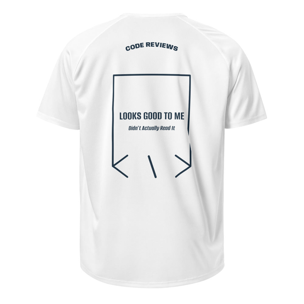 Looks Good To Me — White French Navy back mockup