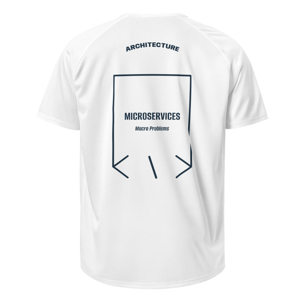 Microservices — White French Navy back mockup