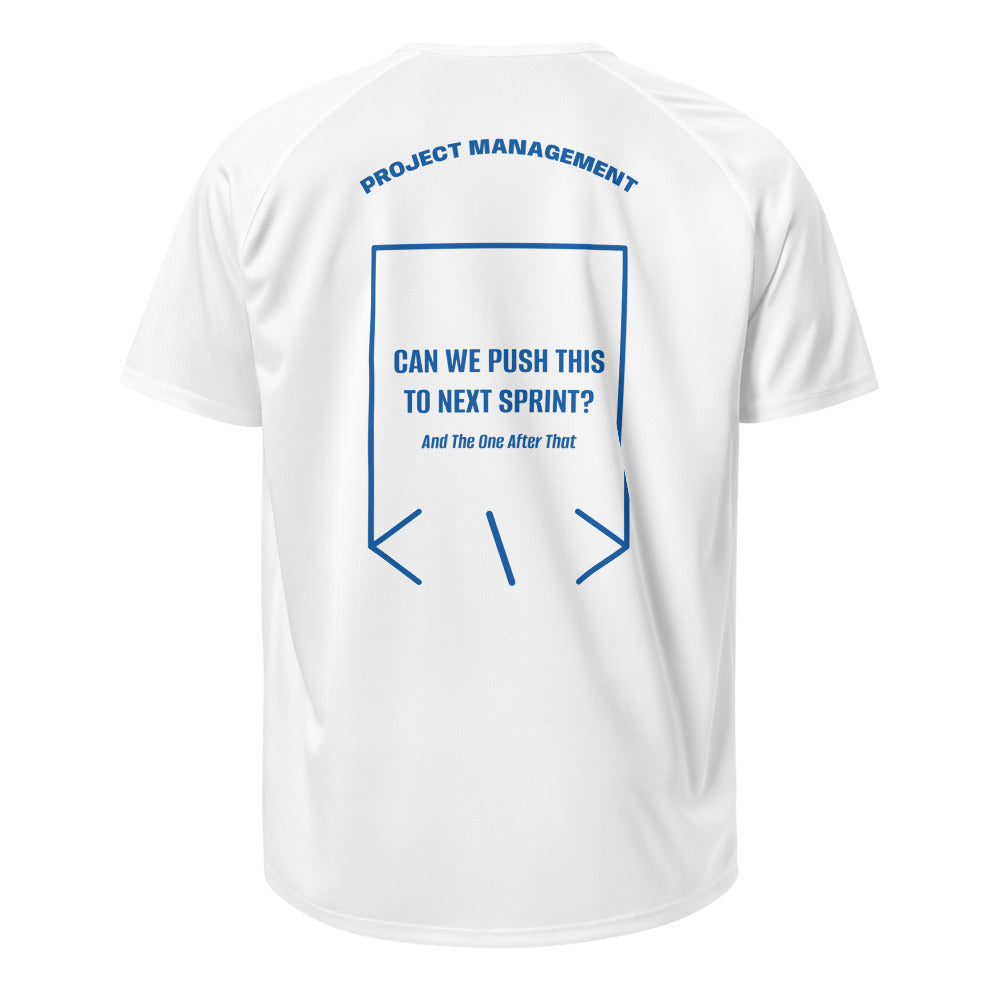 Can We Push This To Next Sprint? — White Royal Blue back mockup