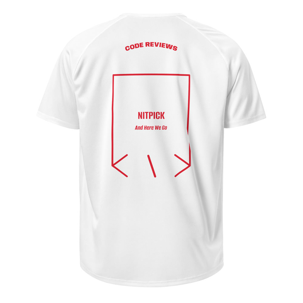 Nitpick — White Red back mockup
