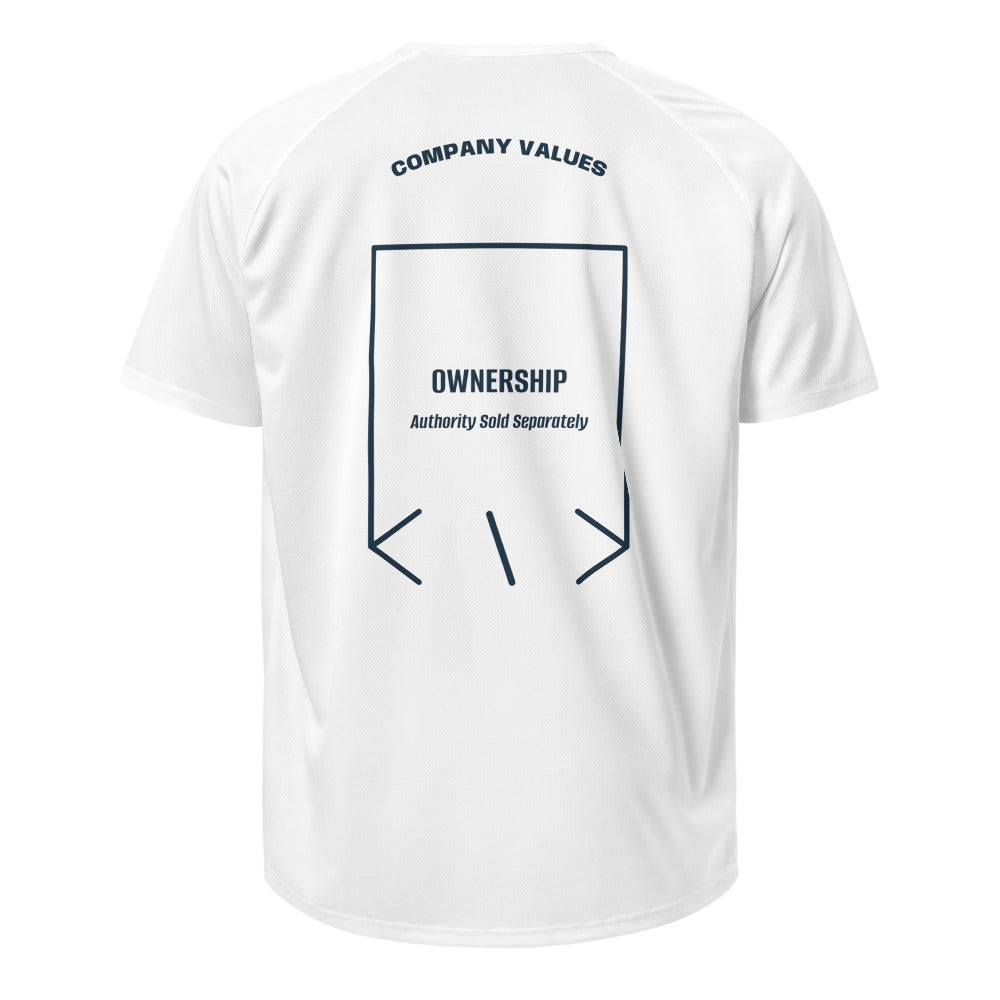Ownership — White French Navy back mockup