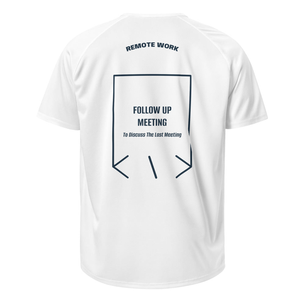 Follow Up Meeting — White French Navy back mockup
