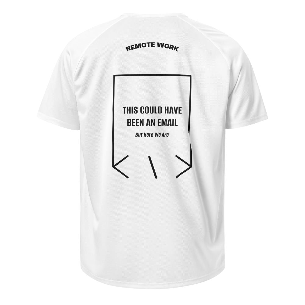 This Could Have Been An Email — White Black back mockup