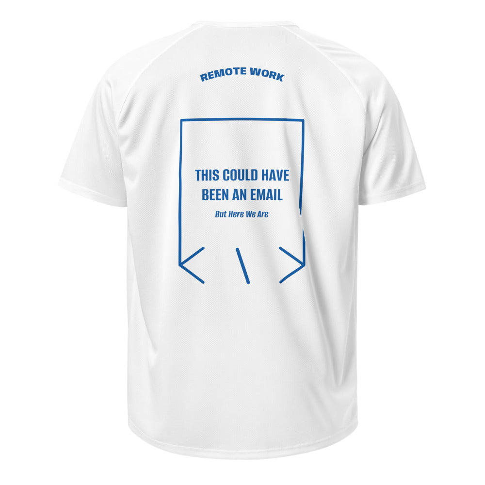 This Could Have Been An Email — White Royal Blue back mockup