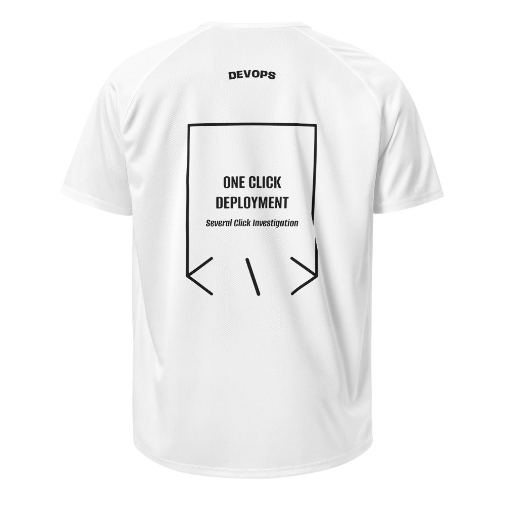 One Click Deployment — White Black back mockup