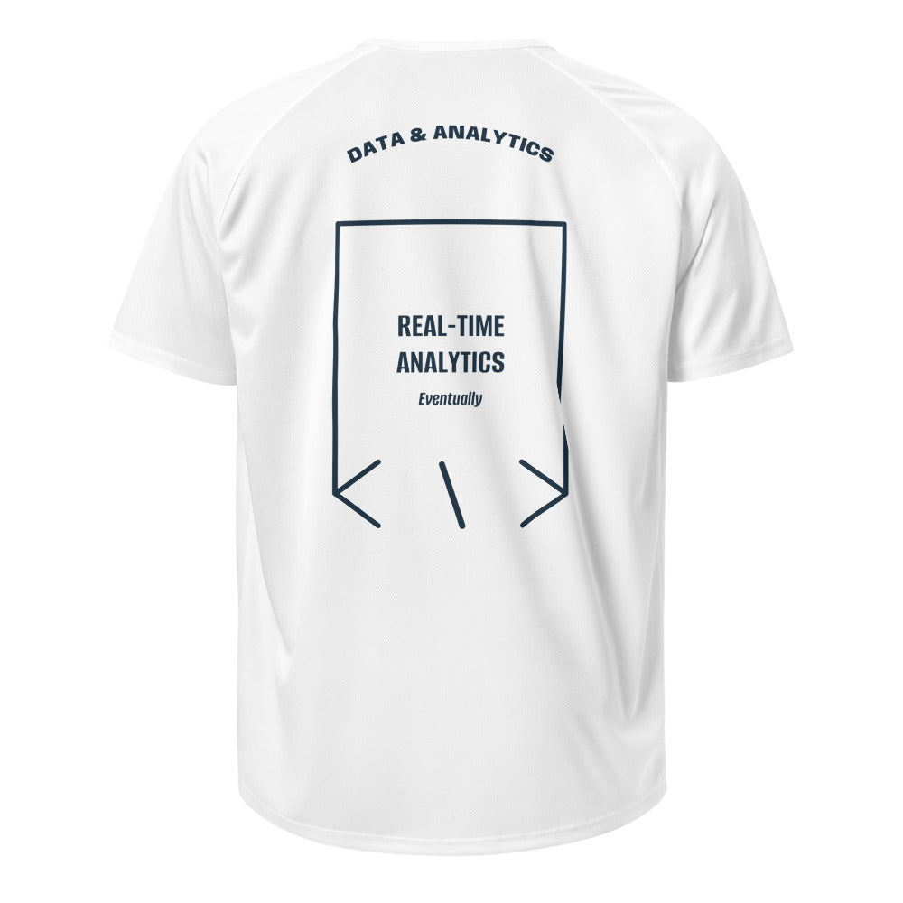 Real-Time Analytics — White French Navy back mockup