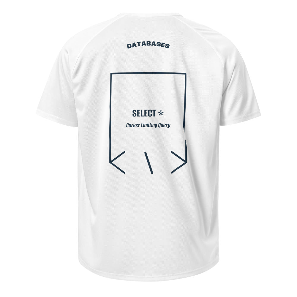 SELECT * — White French Navy back mockup