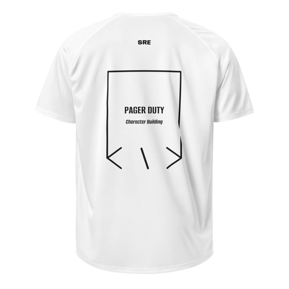 Pager Duty — secondary back mockup