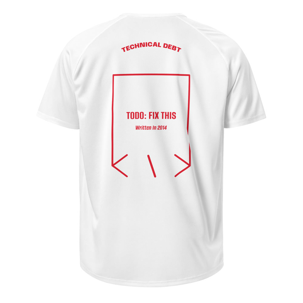 TODO: Fix This — White Red back mockup
