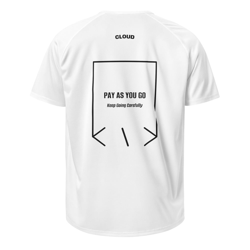 Pay As You Go — White Black back mockup