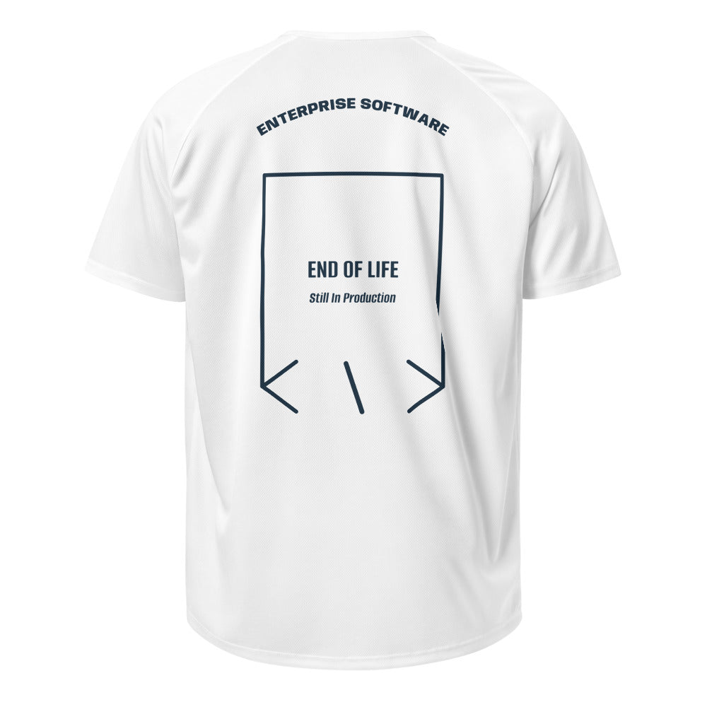 End Of Life — White French Navy back mockup