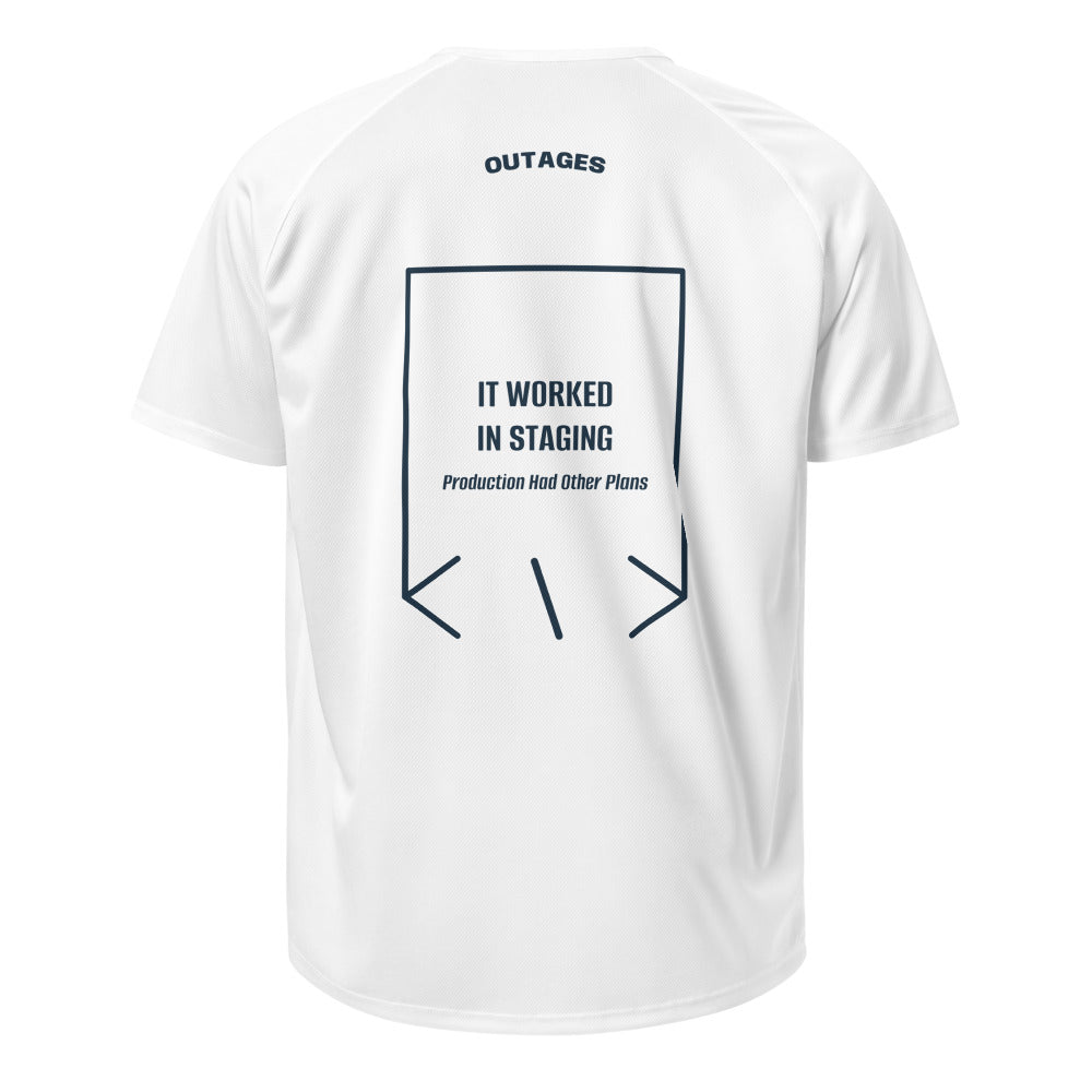 It Worked In Staging — White French Navy back mockup